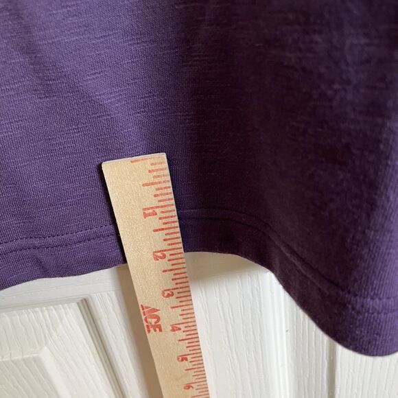 Columbia Wear Everywhere XL Dress Cowl Neck Raglan 3/4 Sleeve Purple Pockets - Picture 10 of 15